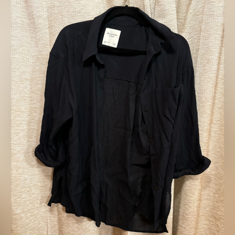 Abercrombie and fitch crinkle top